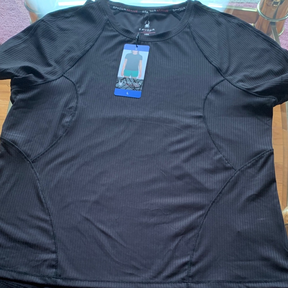 Spyder Black Performance Tee